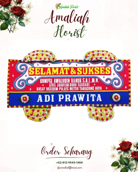 Papan Bunga Ucapan Selamat Jangkar